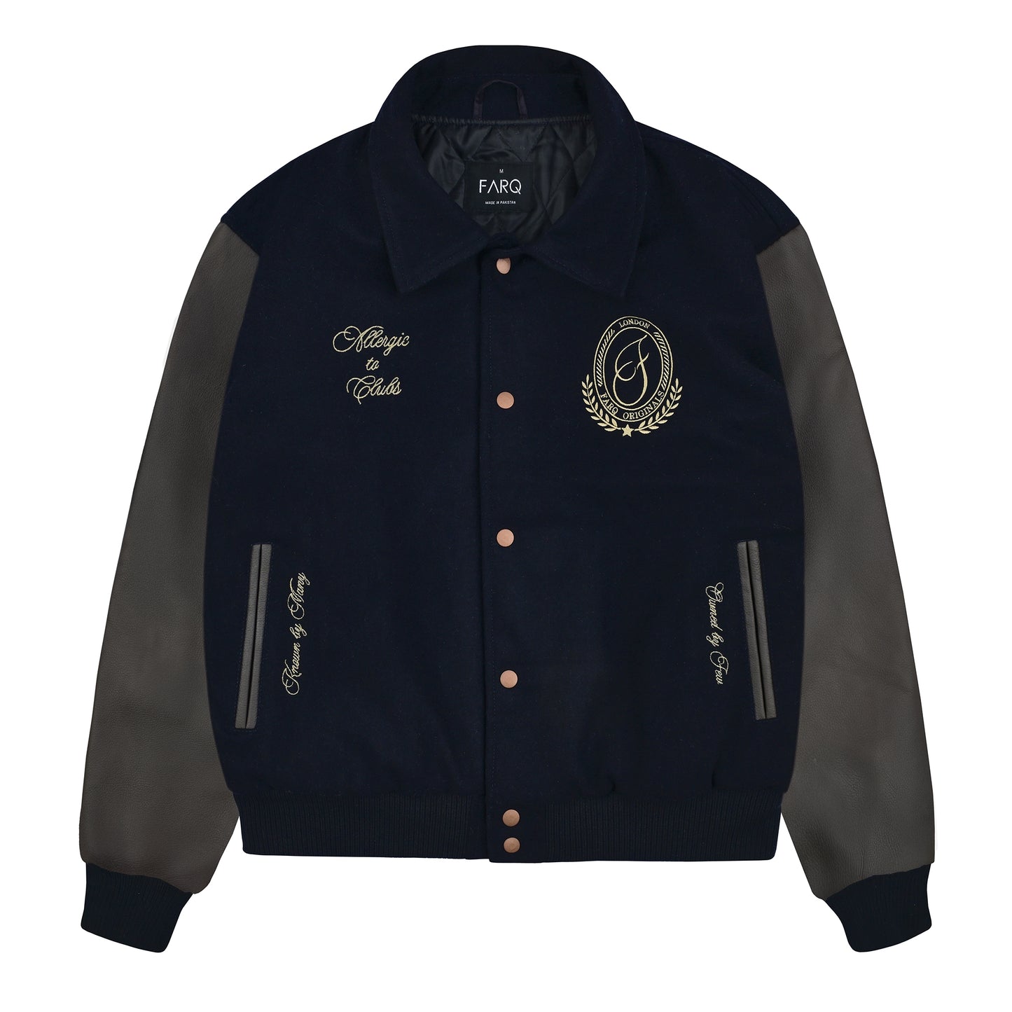Mocha Varsity Jacket